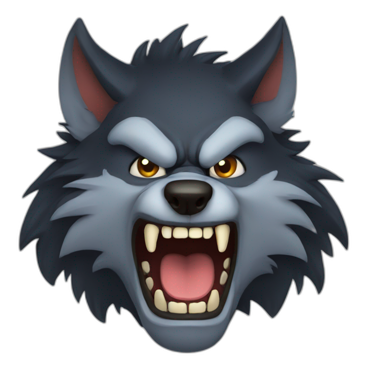 snarling dog | AI Emoji Generator