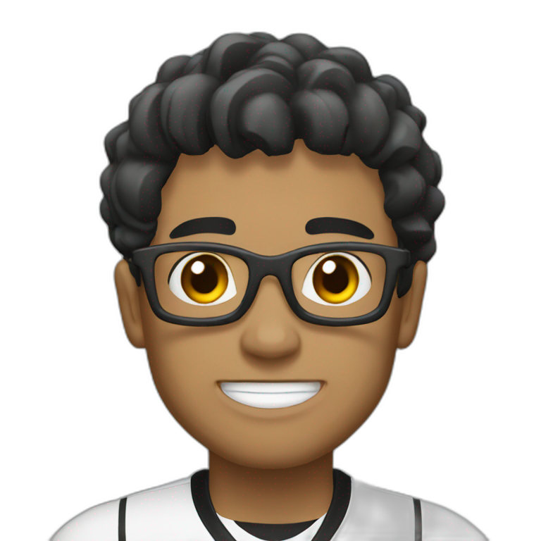 A Corinthians fan celebrate the victory | AI Emoji Generator