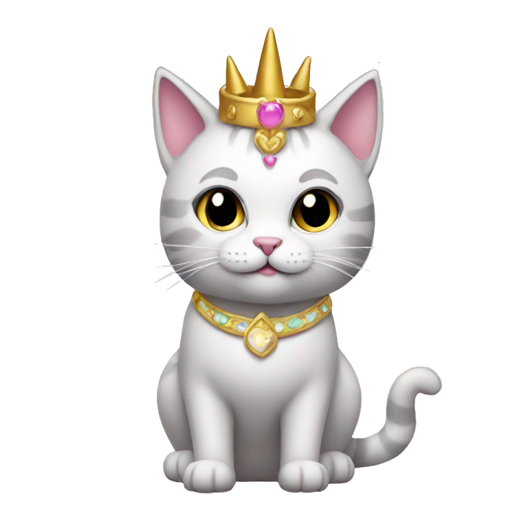 Princess cat | AI Emoji Generator