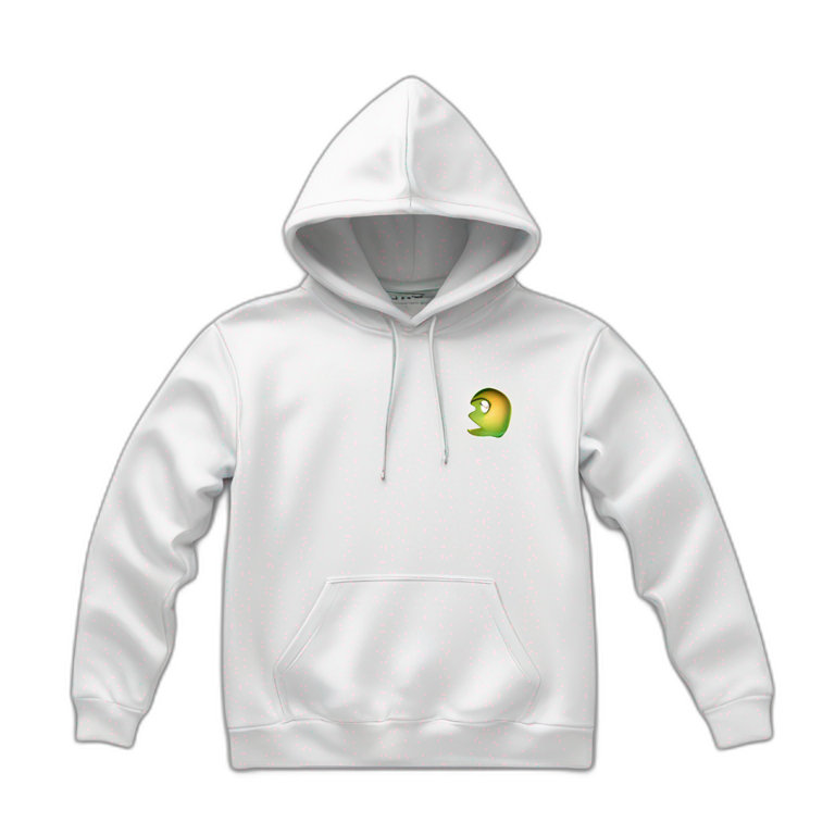 blond princess white with crown white iridescente hoodie | AI Emoji ...