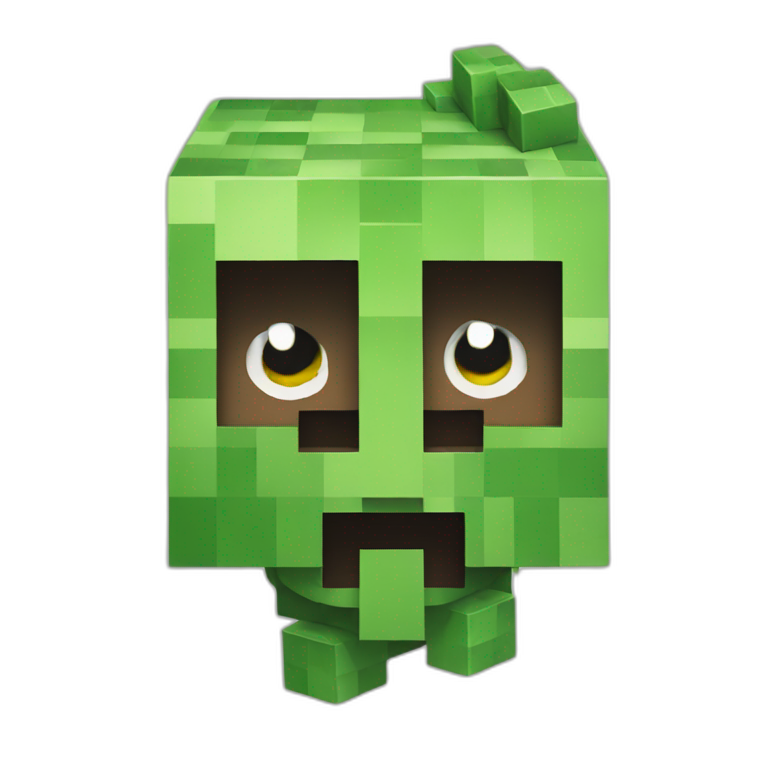 Creeper From Minecraft Ai Emoji Generator 2882