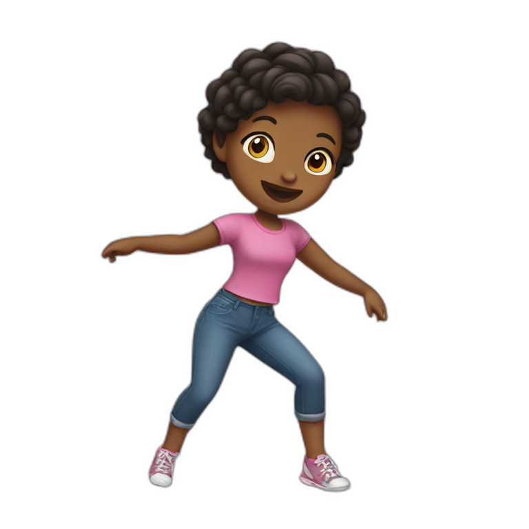 dancing a breakdance | AI Emoji Generator