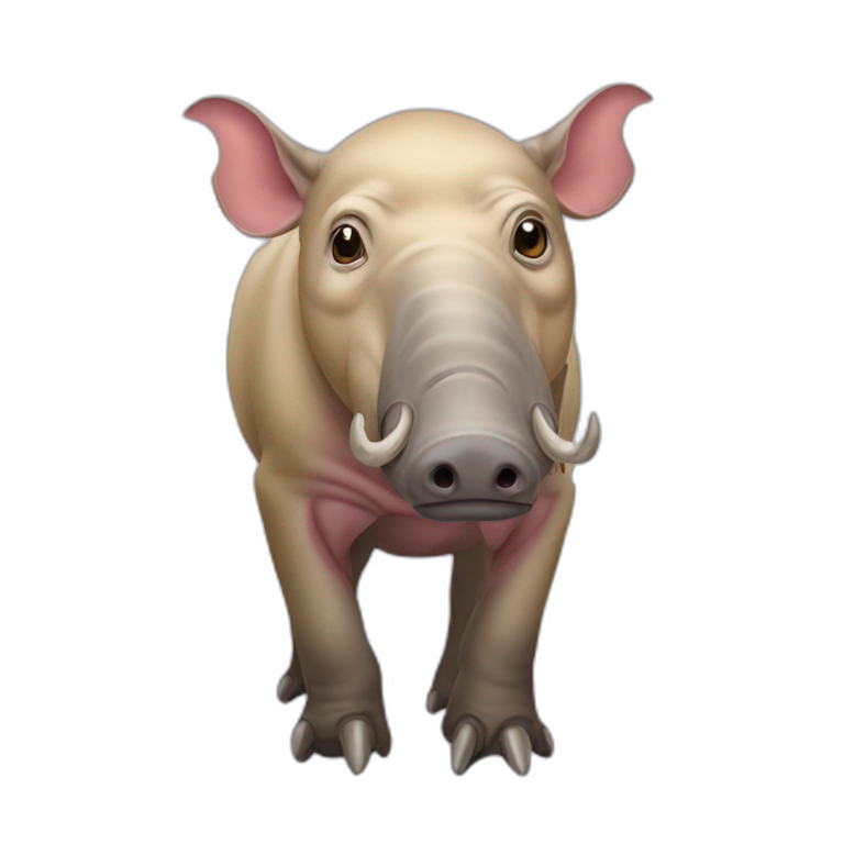 Pink Babirusa | AI Emoji Generator