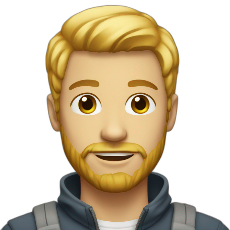 25 year old with a beard and a brown skin | AI Emoji Generator