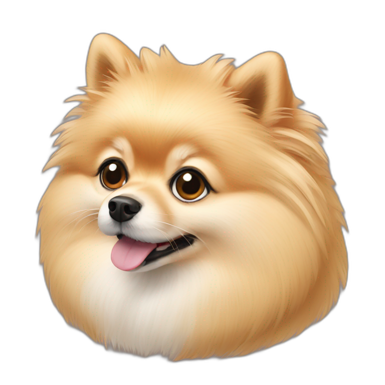 pomeranian paw print | AI Emoji Generator