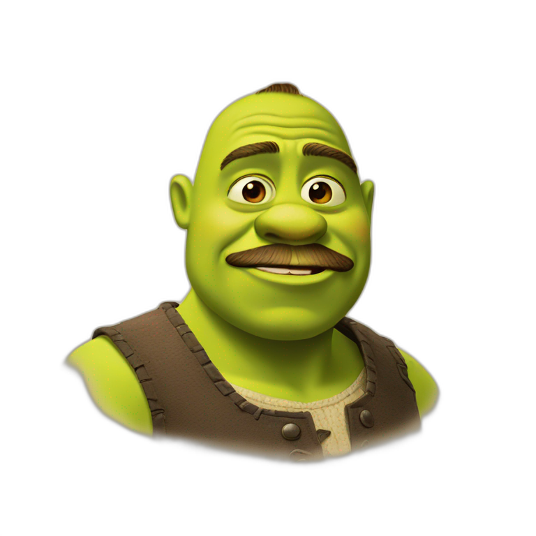 shrek with sunglasses | AI Emoji Generator