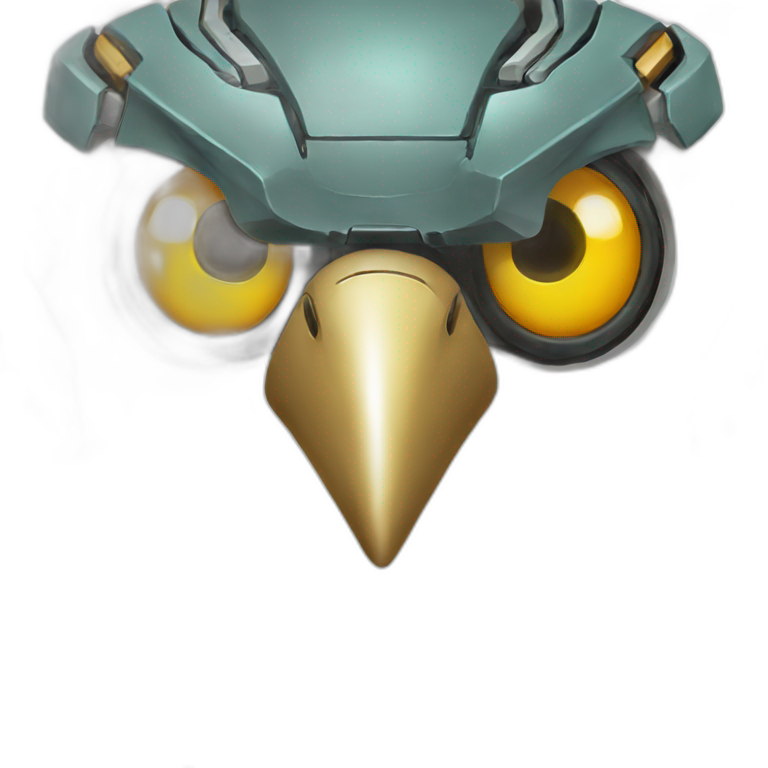 mecha eagle head | AI Emoji Generator