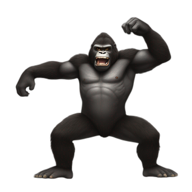 chaos king kong | AI Emoji Generator