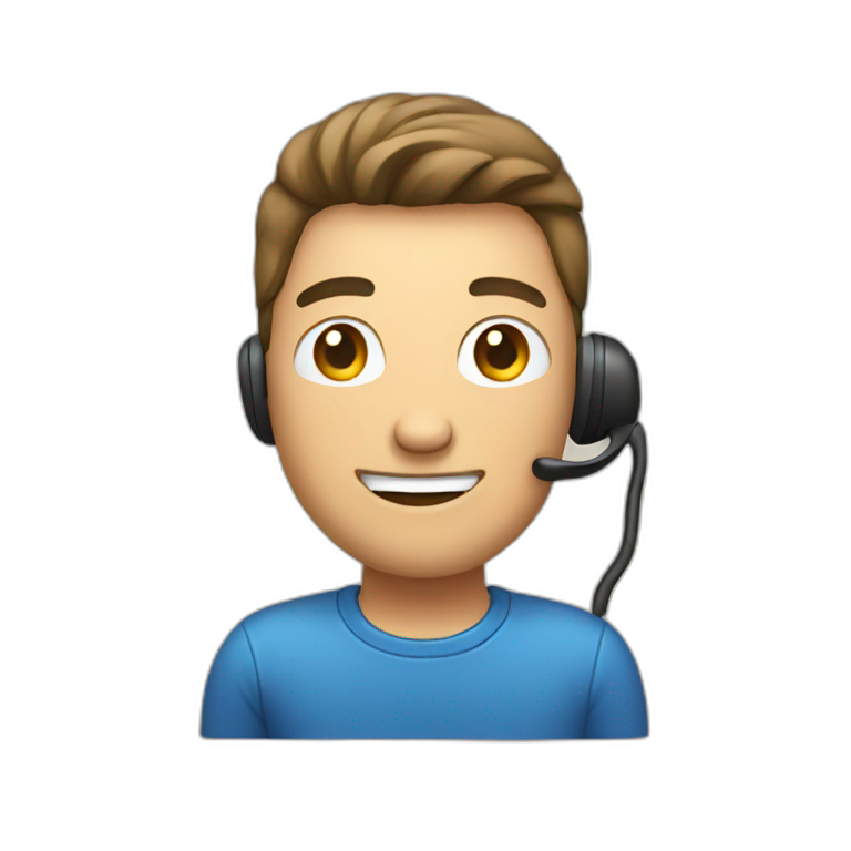 person on phone | AI Emoji Generator