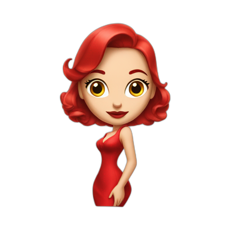 jessica rabbit red dress cartoon character