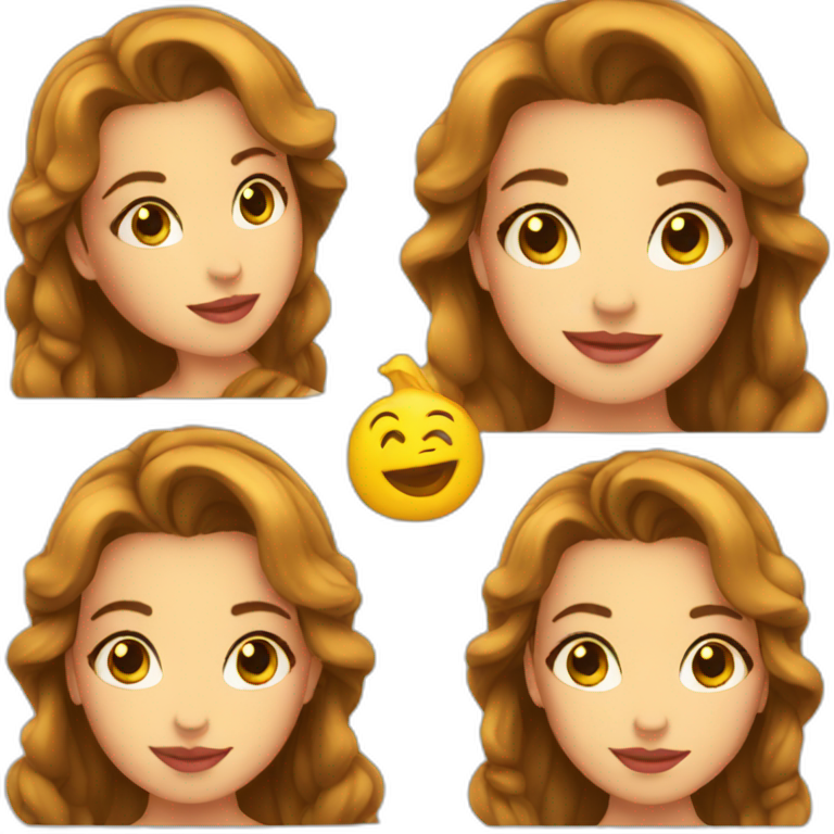 disney belle | AI Emoji Generator