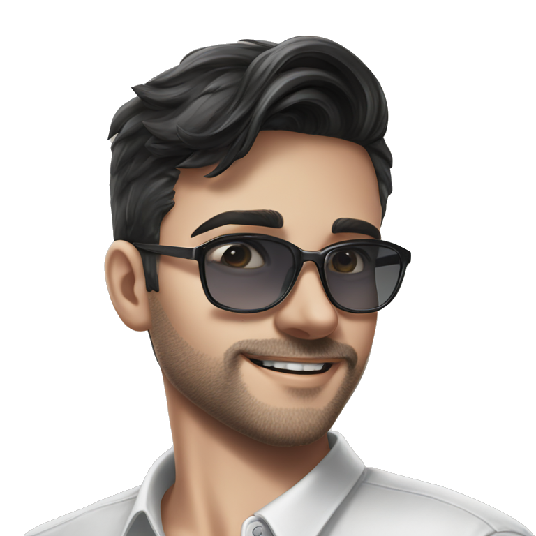 cool guy in shades | AI Emoji Generator