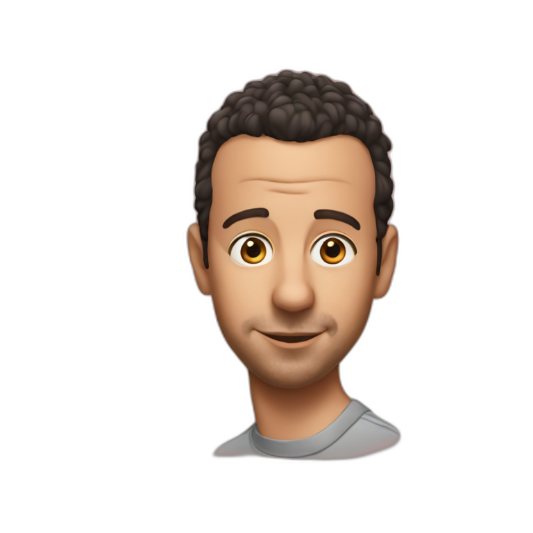 Adam Sandler as the pointing wojak | AI Emoji Generator