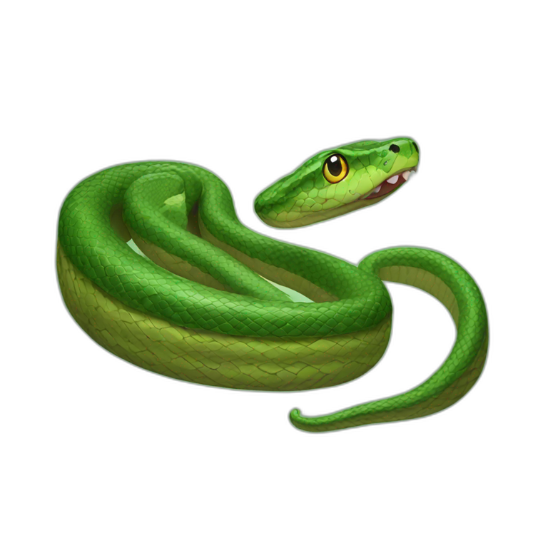 purple-funny-snake | AI Emoji Generator