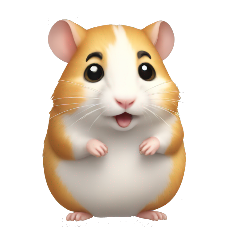 grey hamster crying | AI Emoji Generator