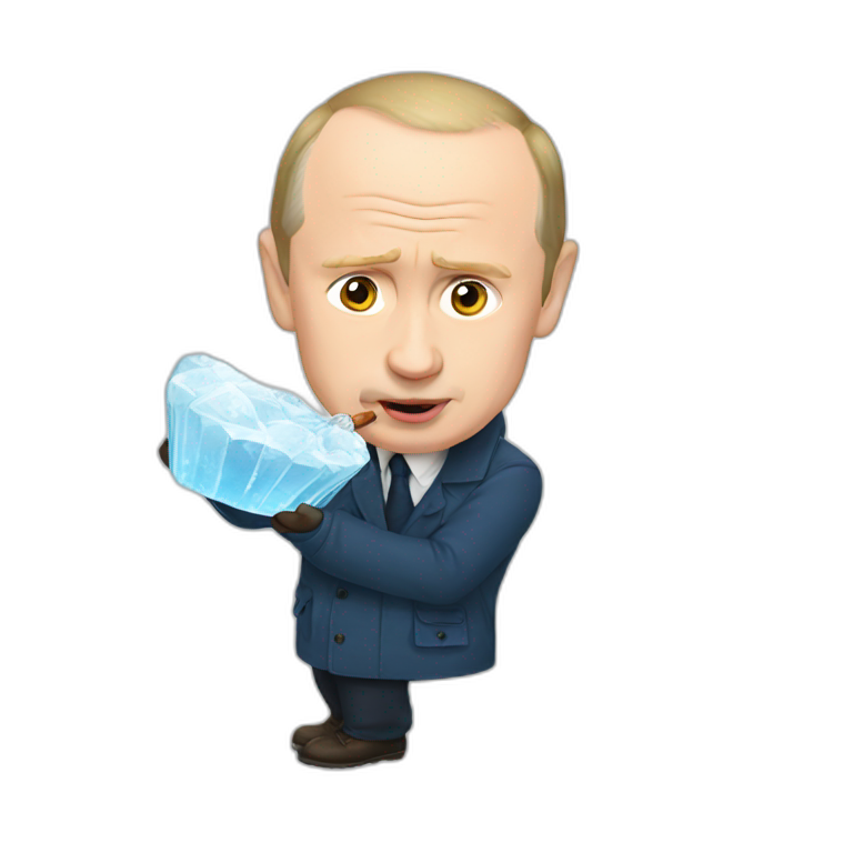 Putin eating poutine | AI Emoji Generator