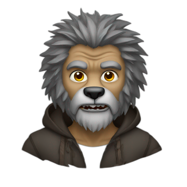 wolfman | AI Emoji Generator