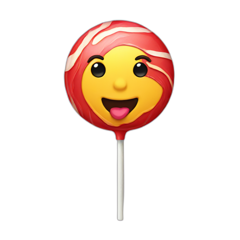 Rainbow lollipop | AI Emoji Generator