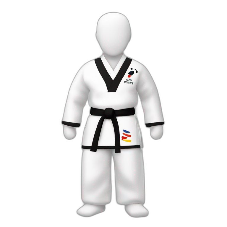 Taekwondo dobok AI Emoji Generator