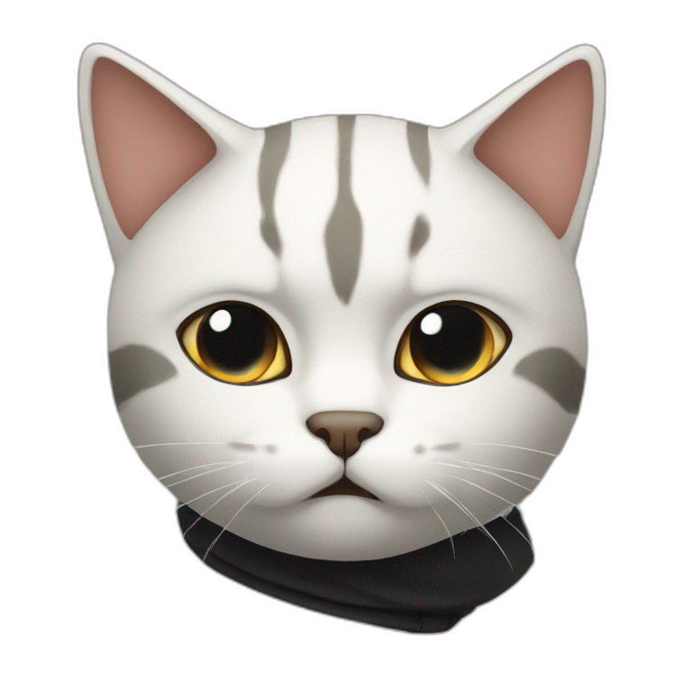 Ninja cat | AI Emoji Generator