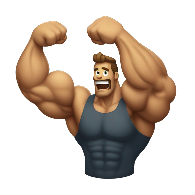 flexed-biceps | AI Emoji Generator