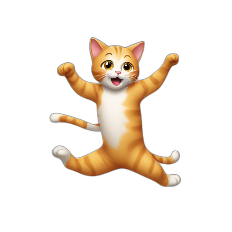 Cat dancing | AI Emoji Generator