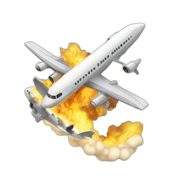 plane crash | AI Emoji Generator