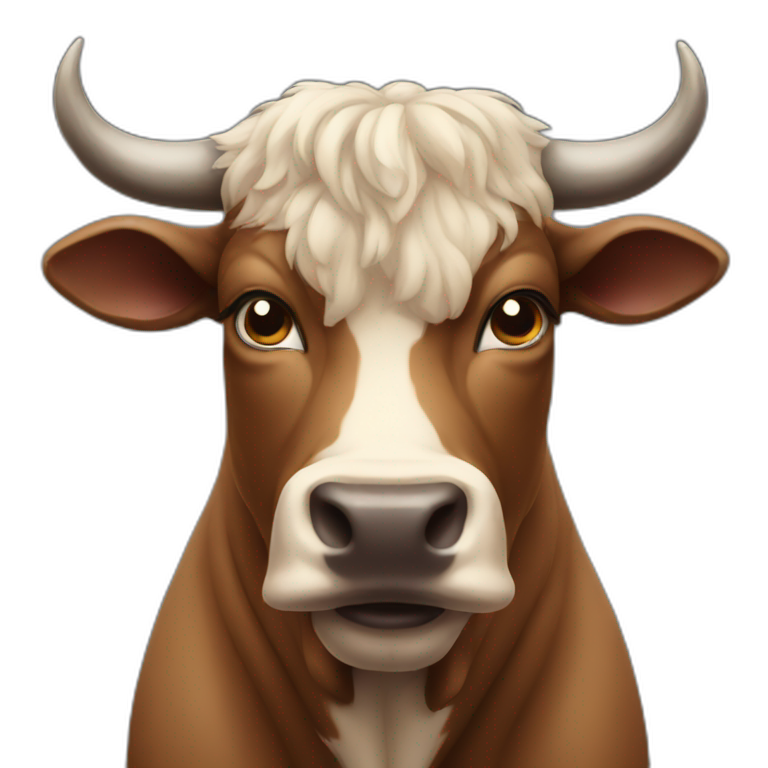 highland bull | AI Emoji Generator