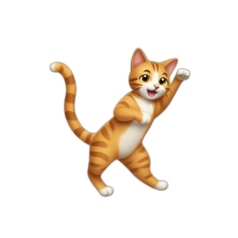 cat dancing | AI Emoji Generator