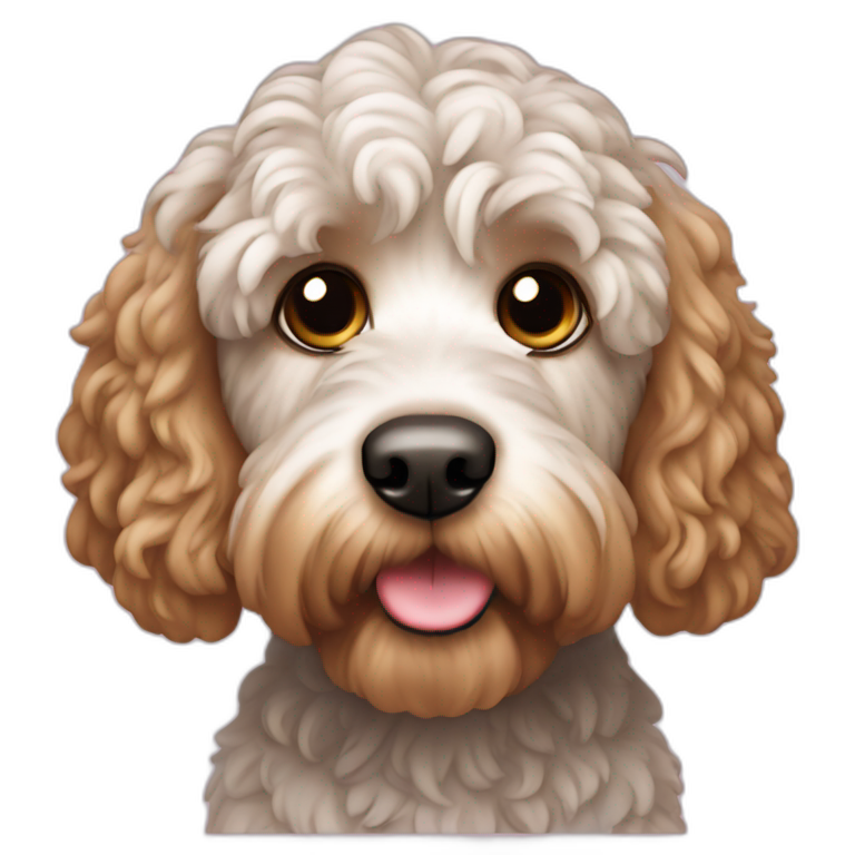 Brown cockapoo homework ai emoji generator
