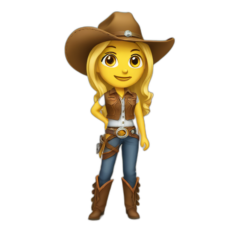 native american cowgirl | AI Emoji Generator