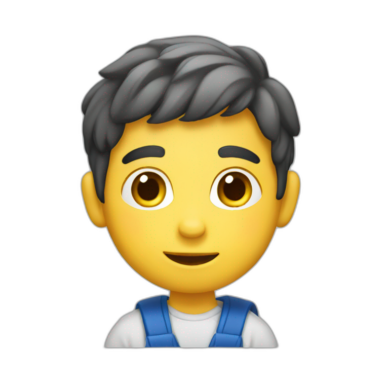 Niño estudioso | AI Emoji Generator