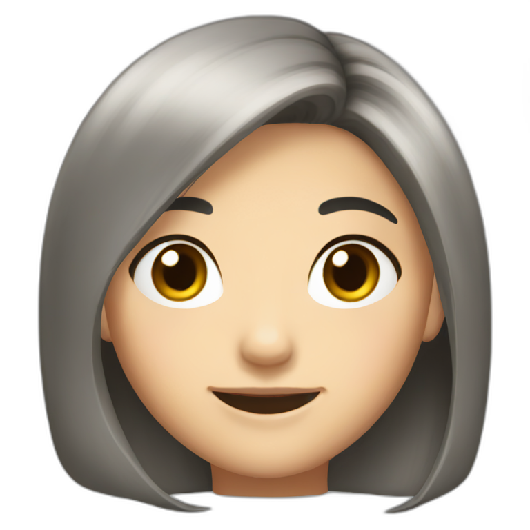 asian man 40yo with spiky hair smile | AI Emoji Generator