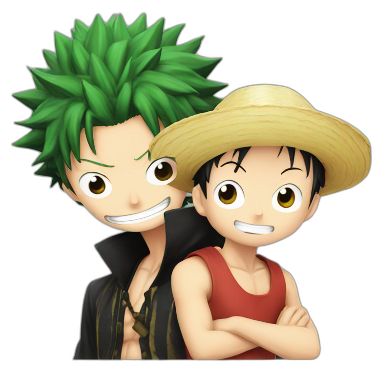 Luffy Zoro Ai Emoji Generator 1503