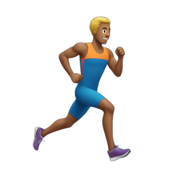 Luffy run | AI Emoji Generator