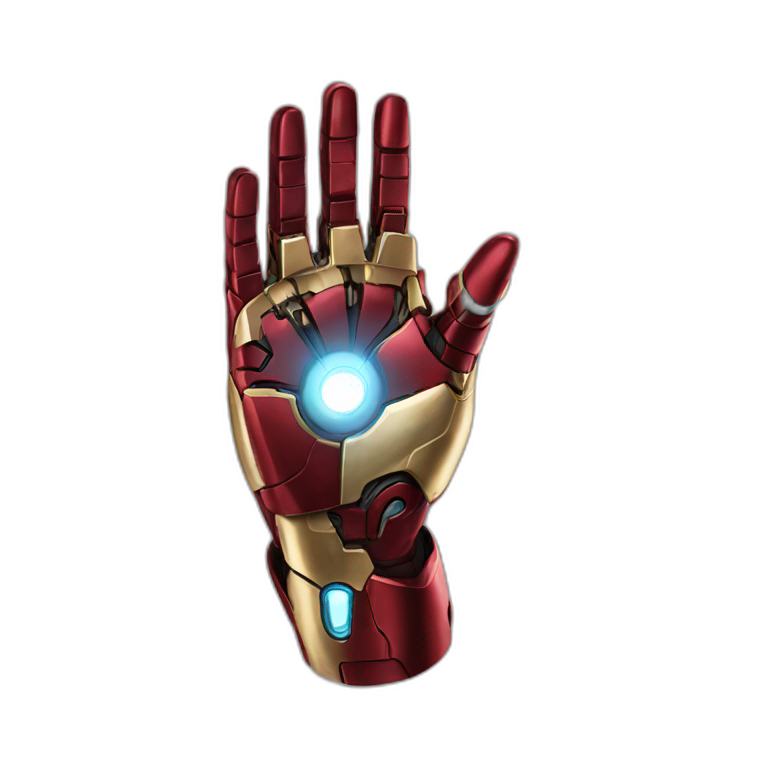 Engineer hand with iron pinky ring | AI Emoji Generator