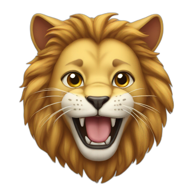 cat eat lion | AI Emoji Generator