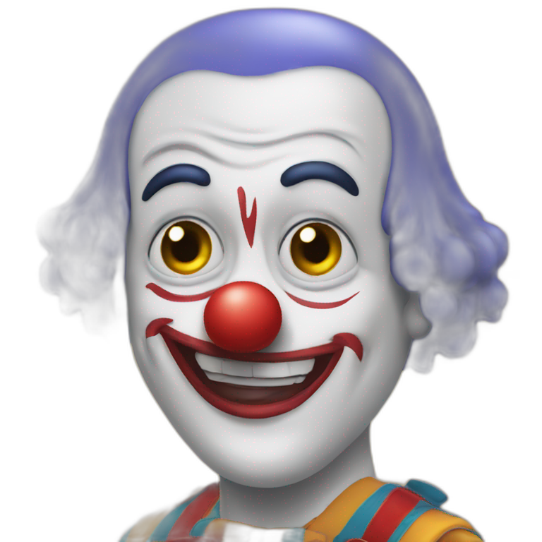 Bozo the clown | AI Emoji Generator