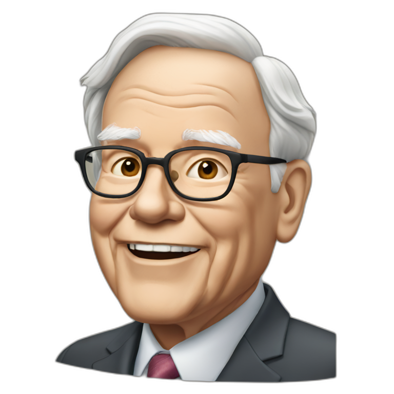 warren buffett hugging money | AI Emoji Generator