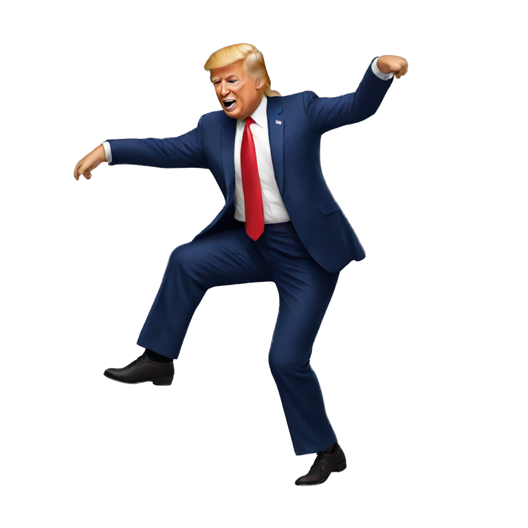 Trump dancing | AI Emoji Generator