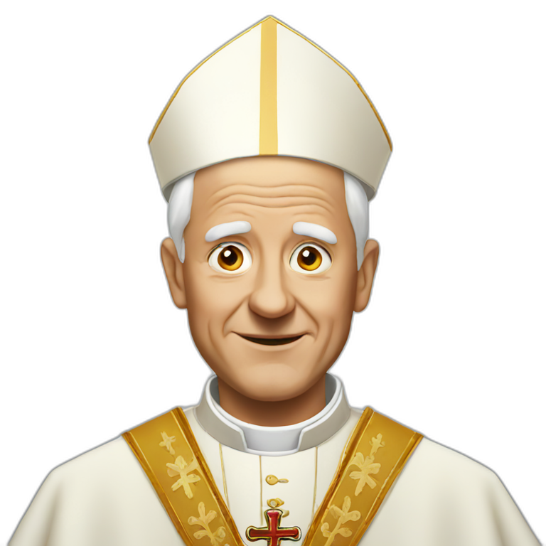 pope holding a xanax | AI Emoji Generator