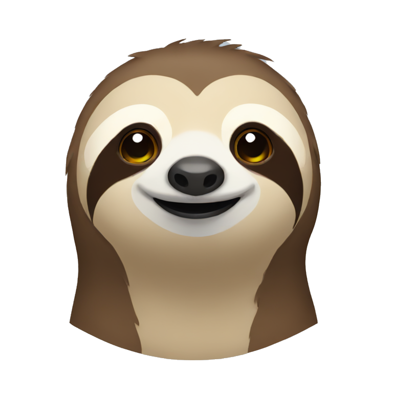 the goonies sloth | AI Emoji Generator