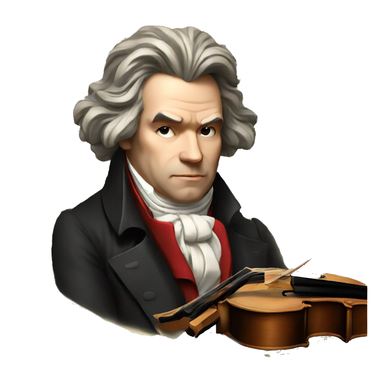 Beethoven | AI Emoji Generator