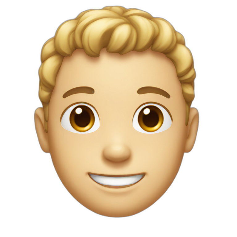 colorful boy with striking smile | AI Emoji Generator