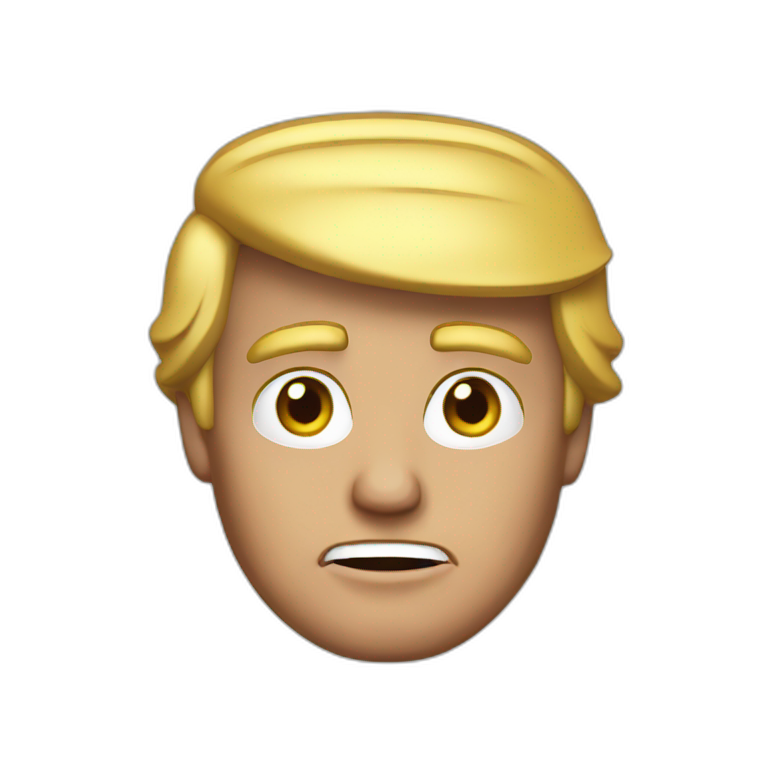 Donald Trump crying | AI Emoji Generator