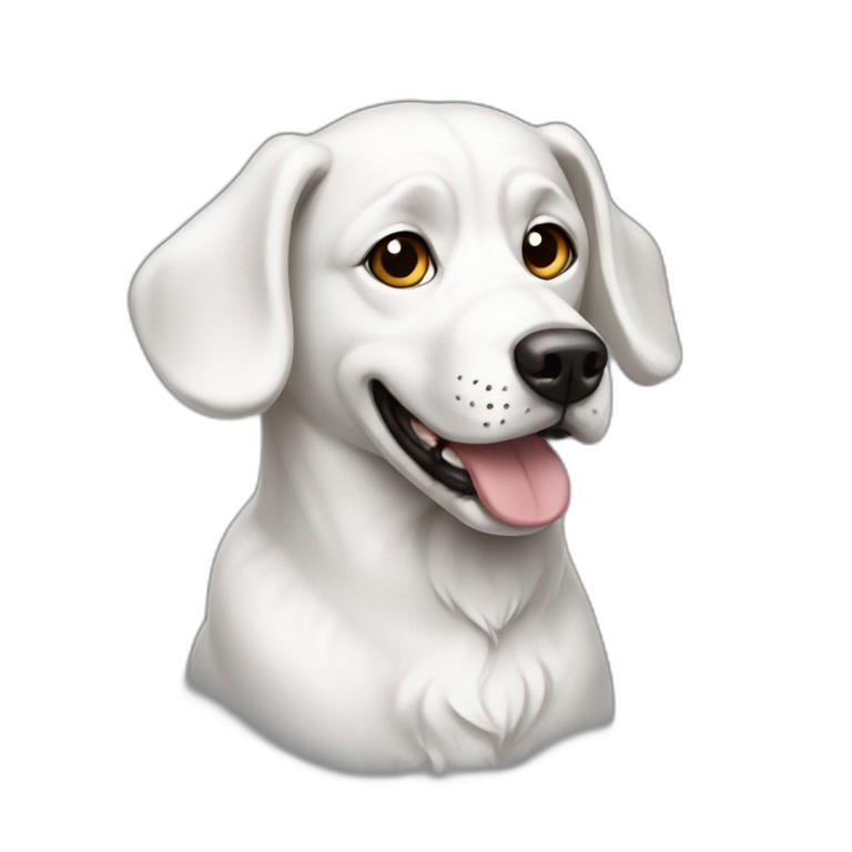 mans chest xray which contains a dog in it | AI Emoji Generator