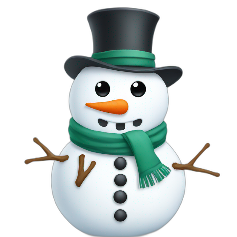 snowman on sunglasses | AI Emoji Generator