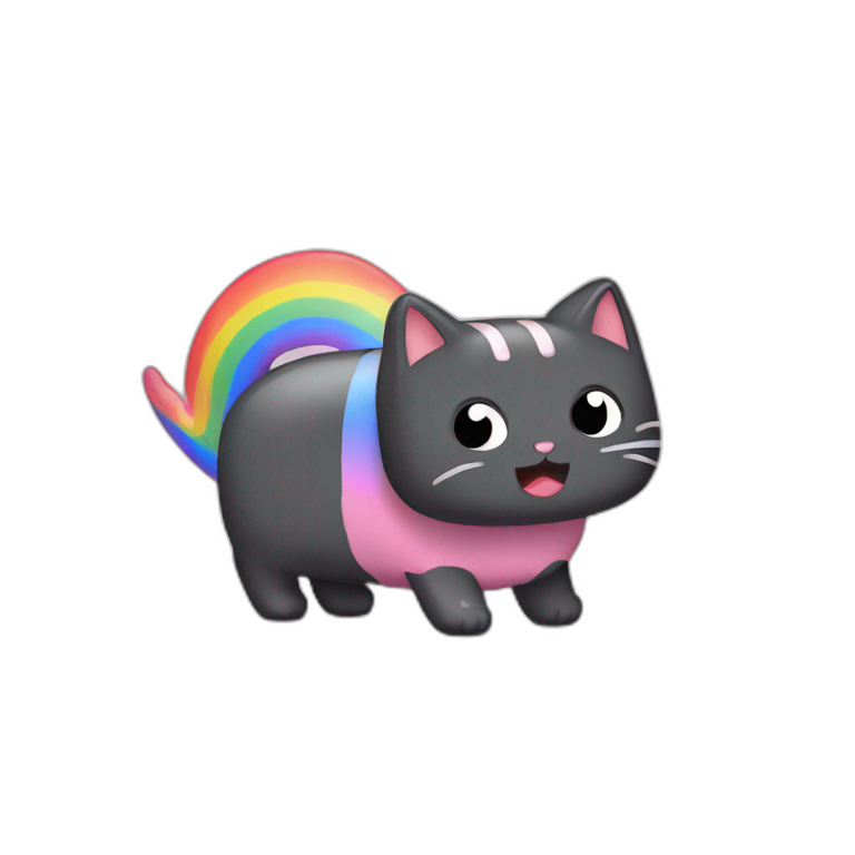 nyan cat eating tacos | AI Emoji Generator