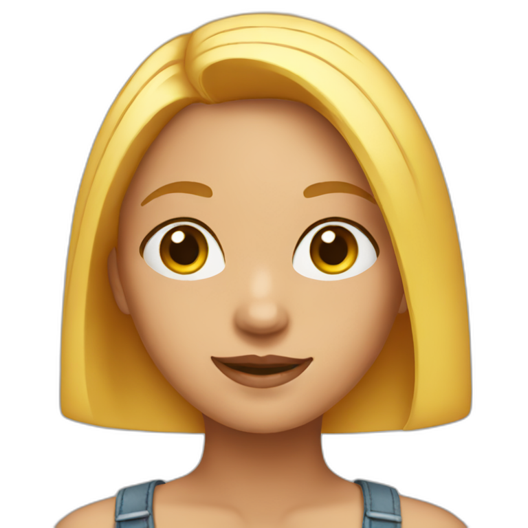 Girl with big boobies | AI Emoji Generator