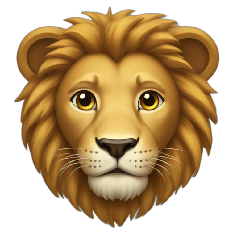 Lion love | AI Emoji Generator